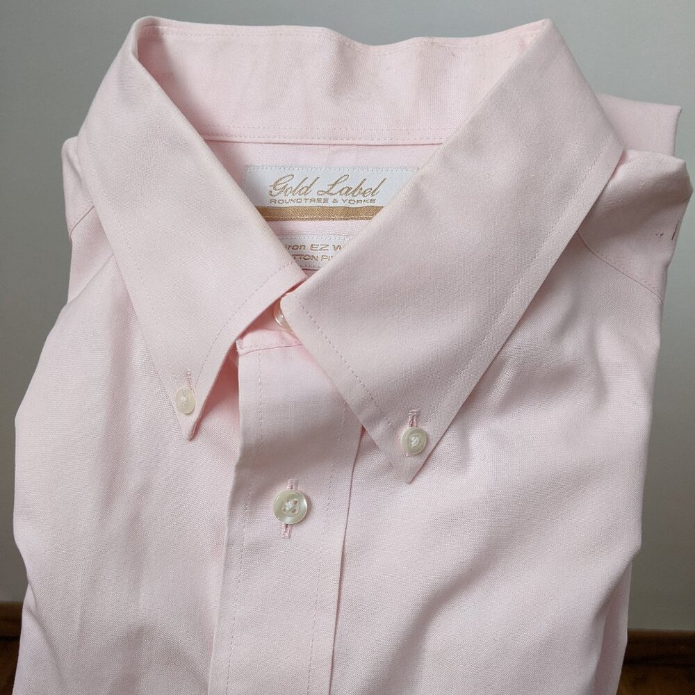 Roundtree & Yorke 16x35 Dress Shirt - Pink